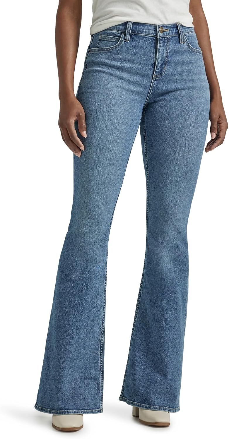 Women's Mid Rise Flare Jean